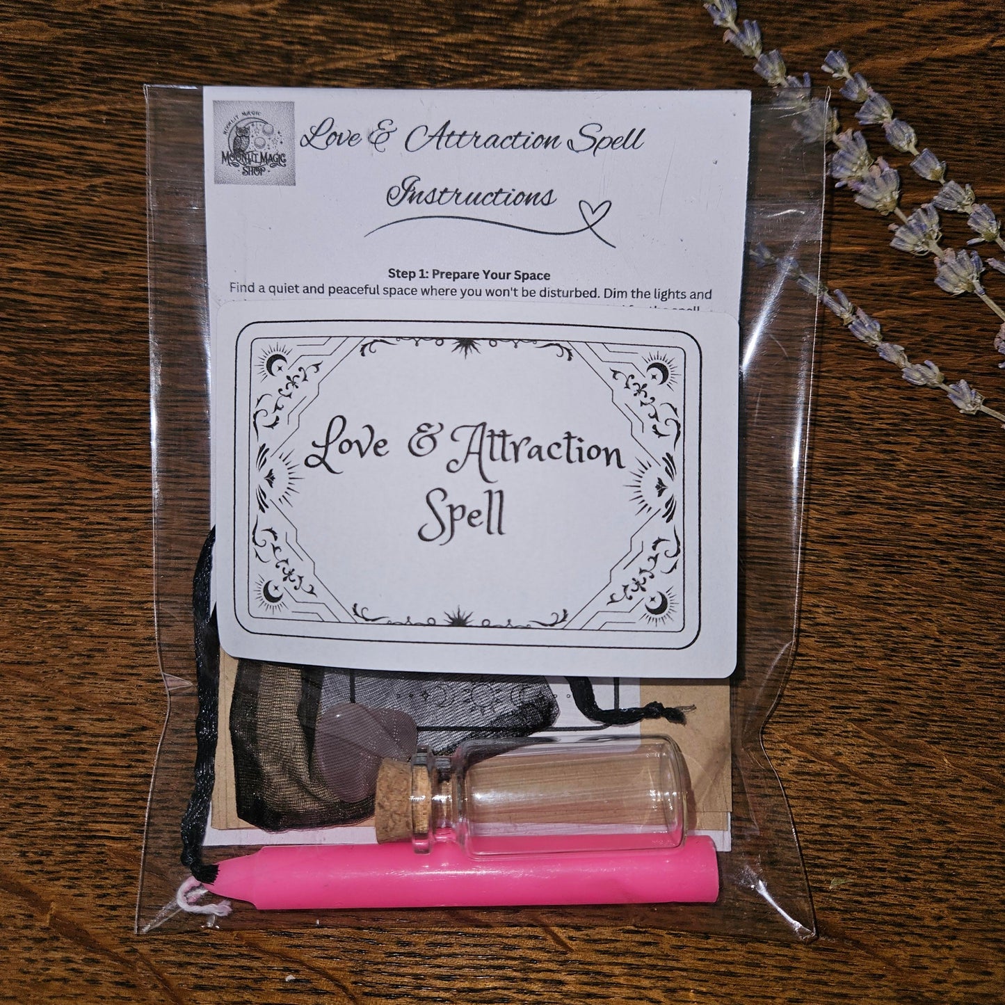 Love & Attraction Spell Jar Kit