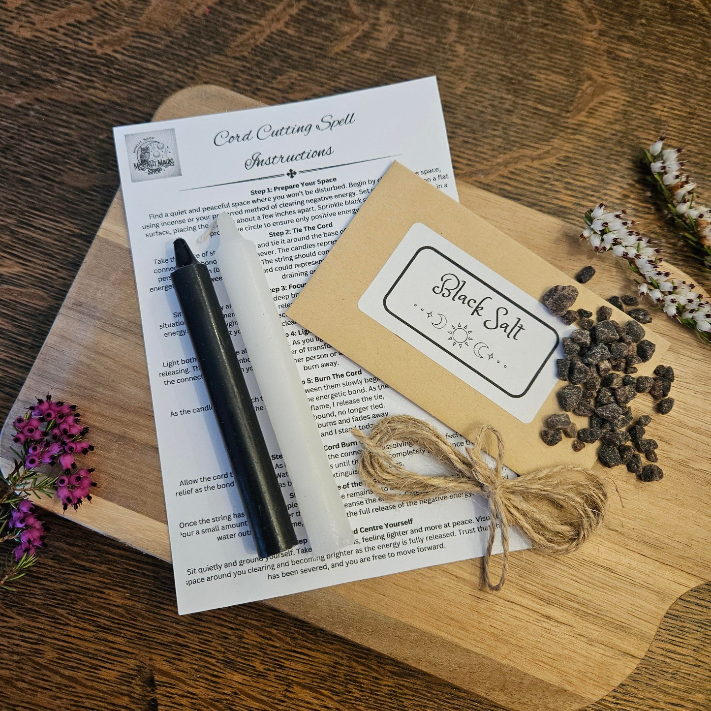 Cord Cutting Spell Kit - For Cutting Toxic Ties