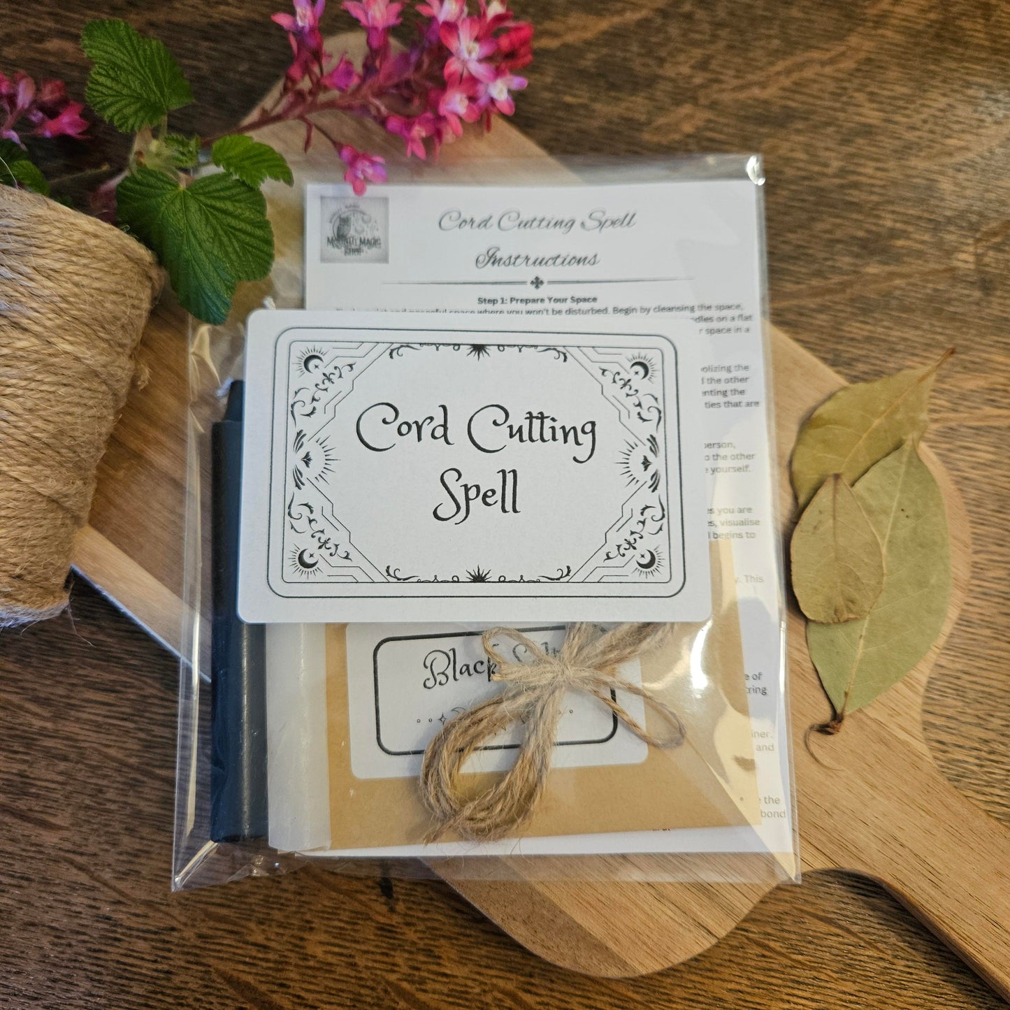 Cord Cutting Spell Kit - For Cutting Toxic Ties