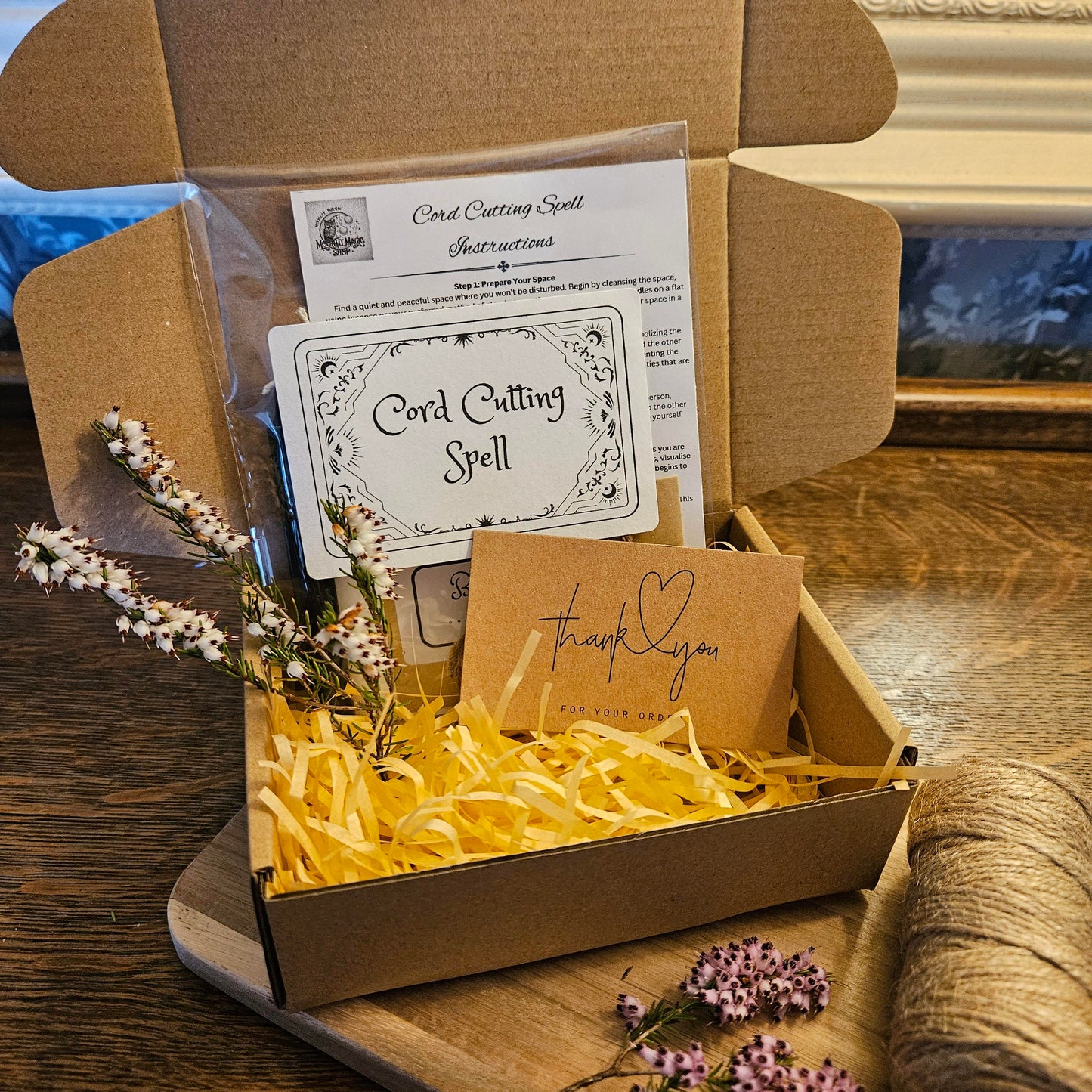 Cord Cutting Spell Kit - For Cutting Toxic Ties