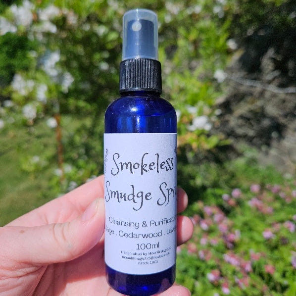 Smokeless Smudge Spray for Cleansing & Protection