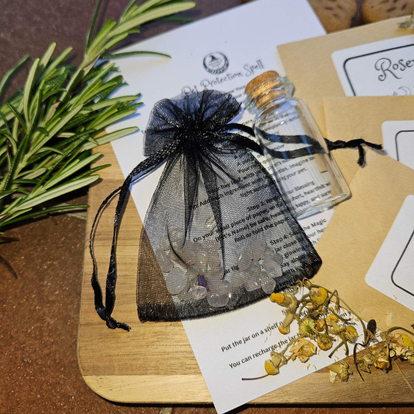 Pet Protection Spell Jar Kit - Protect Your Pet From Bad Energy & Reclaim Their Peace