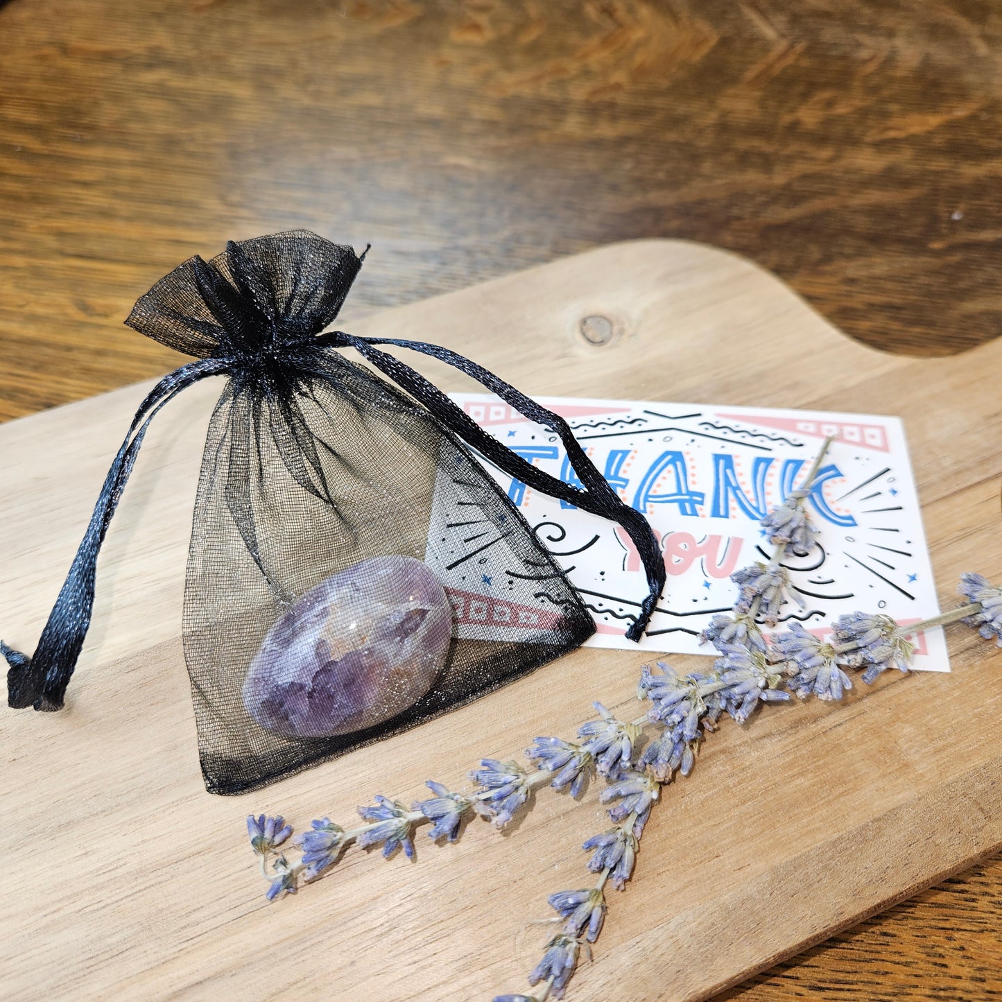 Amethyst Tumbled Stone – Witchcraft Crystal for Healing, Meditation & Third Eye Work