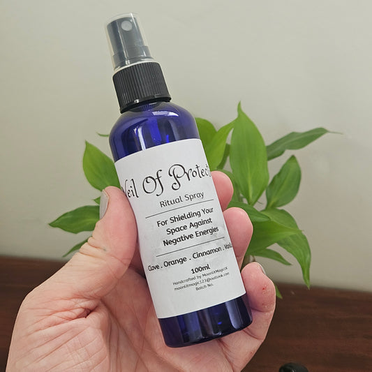 Witch Protection Duo | Ritual Spray & Roll-On Set for Energy Cleansing, Aura Shielding & Spiritual Balance