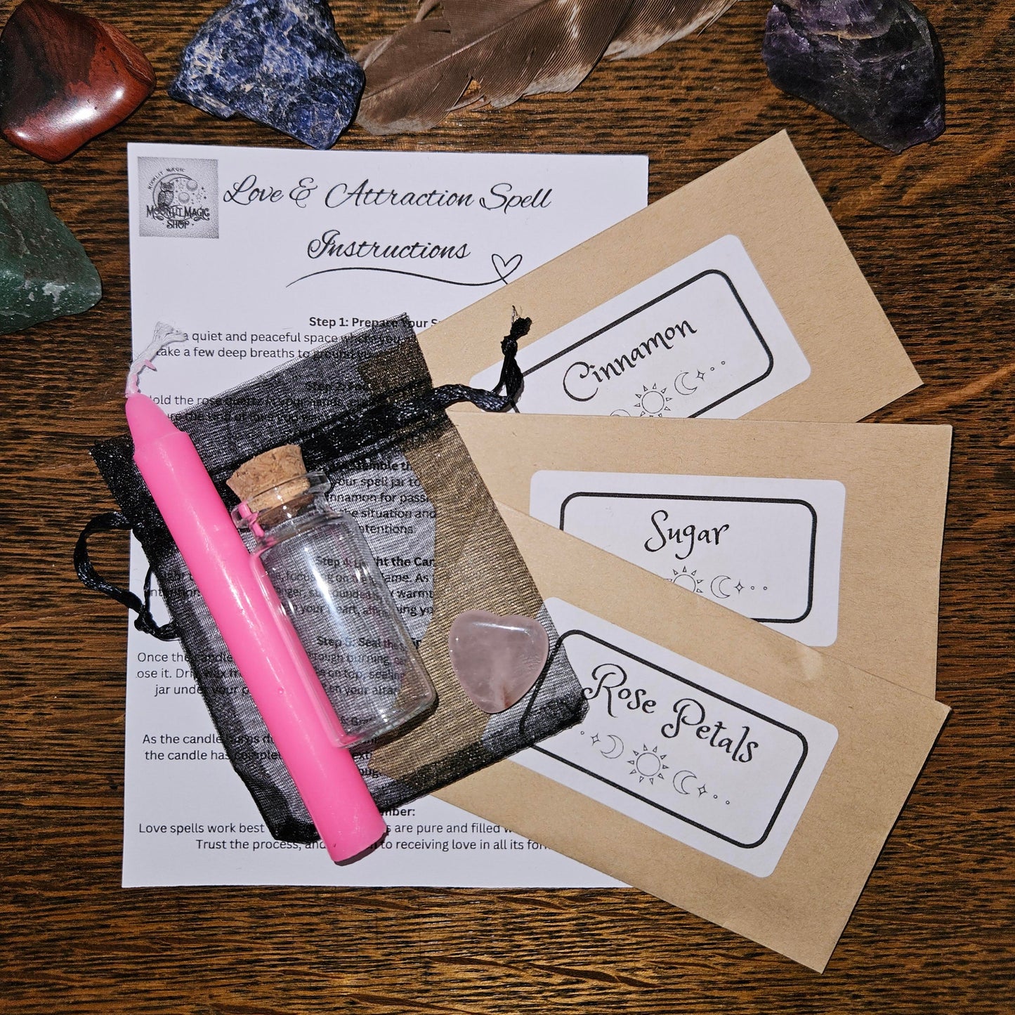 Love & Attraction Spell Jar Kit