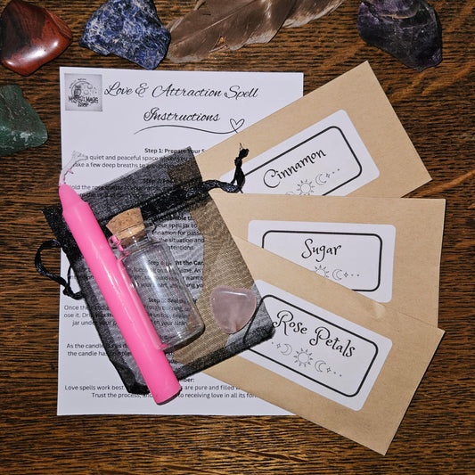 Love & Attraction Spell Jar Kit