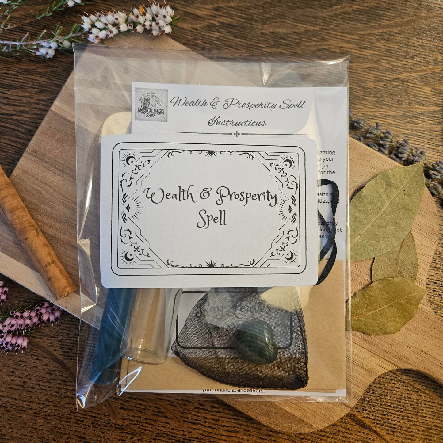 Wealth & Prosperity Spell Kit - To Attract Money & Abundance