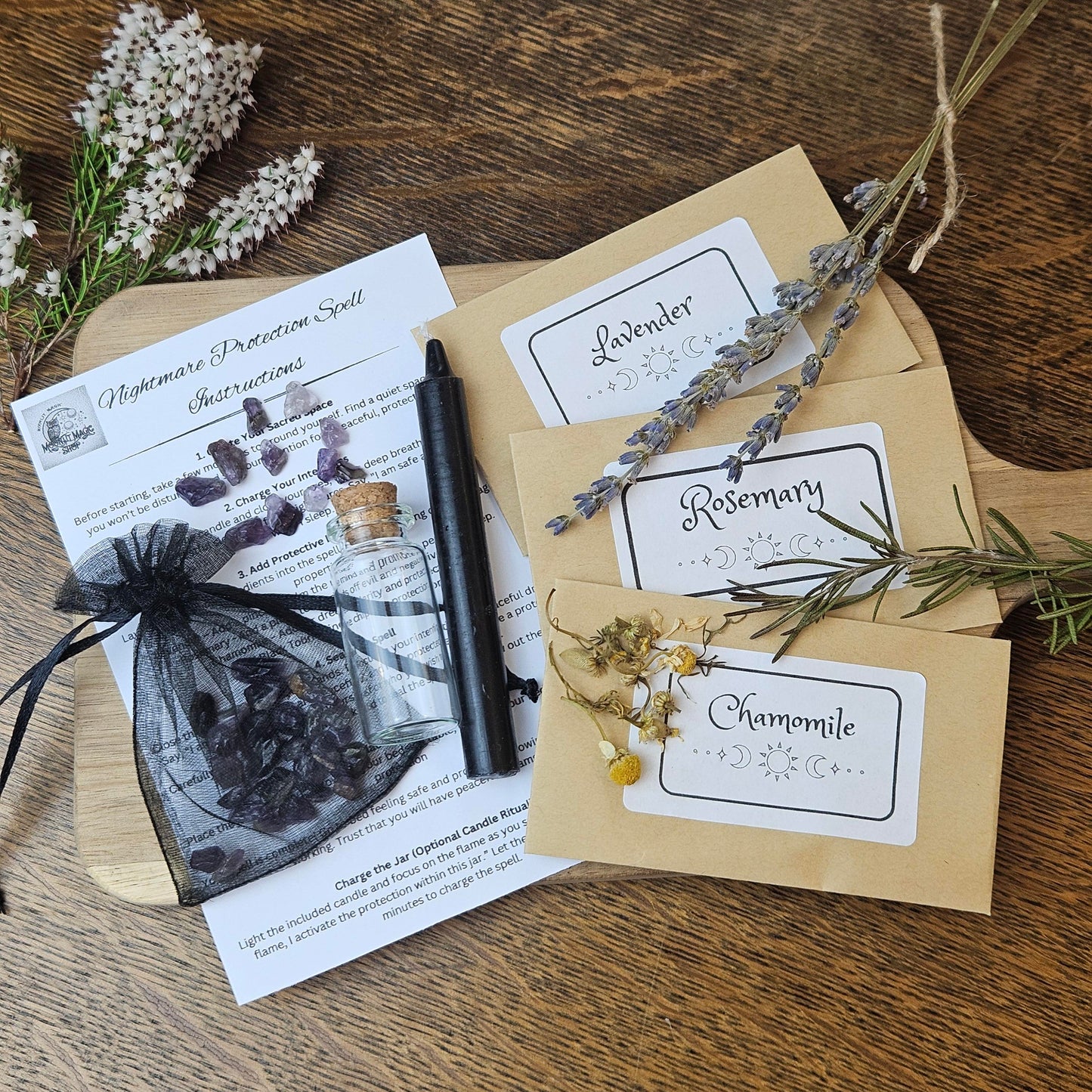 Nightmare Protection Spell Kit - For A Peaceful & Restful Night