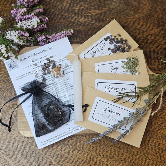 Negativity Banishing Spell Jar Kit