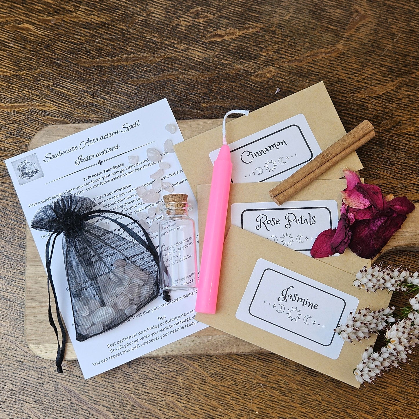 Soulmate Attraction Spell Jar Kit - Attract True Love