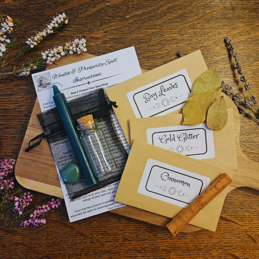 Wealth & Prosperity Spell Kit - To Attract Money & Abundance