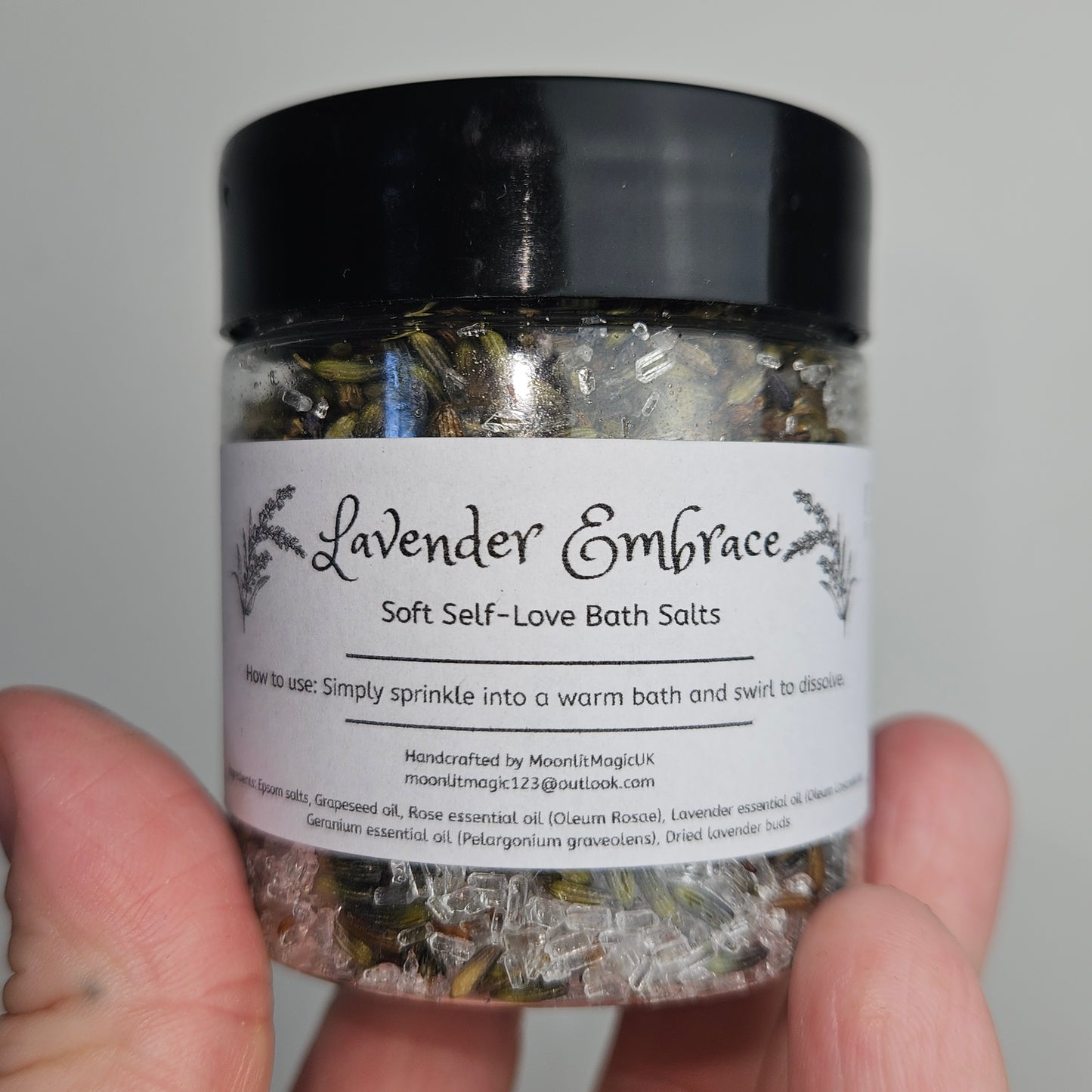 Witch’s Self-Love Bath Salts Set – 3 Ritual Soaks for Relaxation, Self-Care & Reawakening