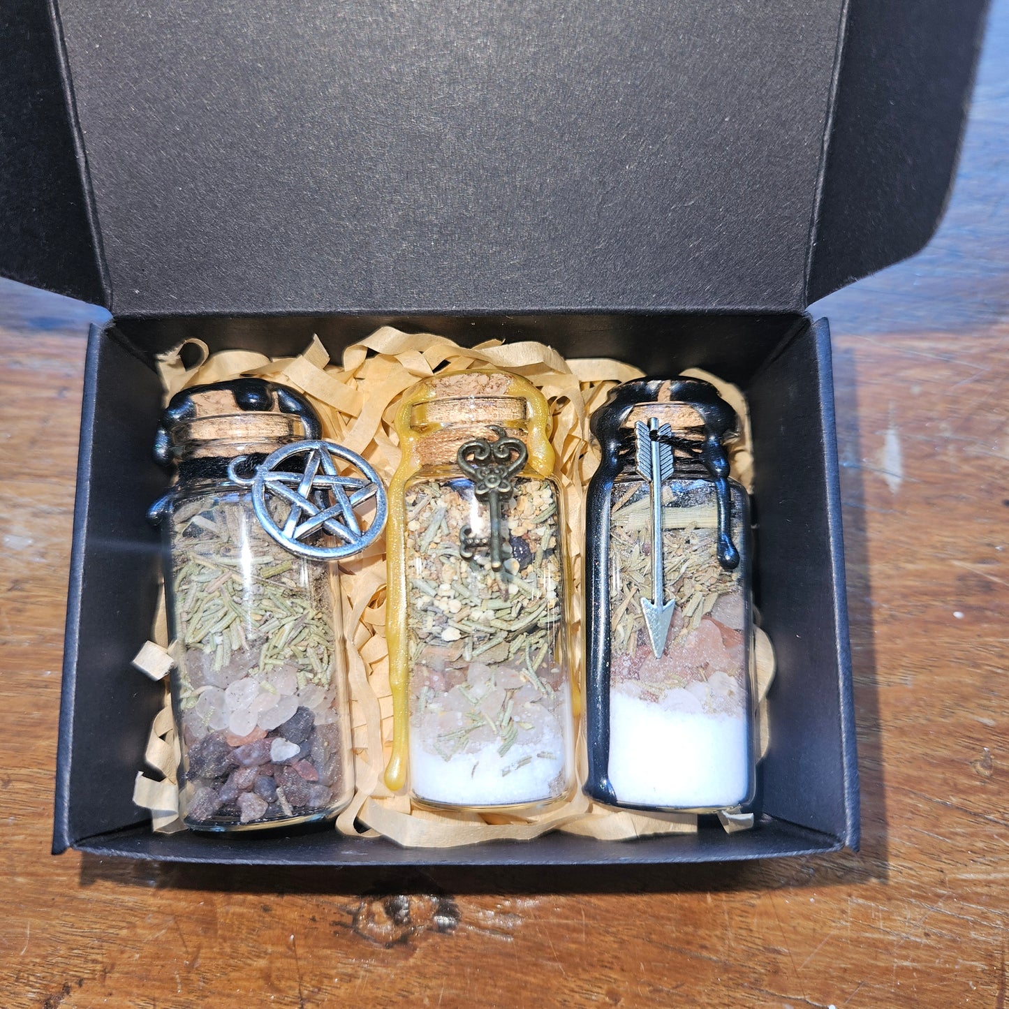 Commute, Home & Personal Space Protection Jar Trio