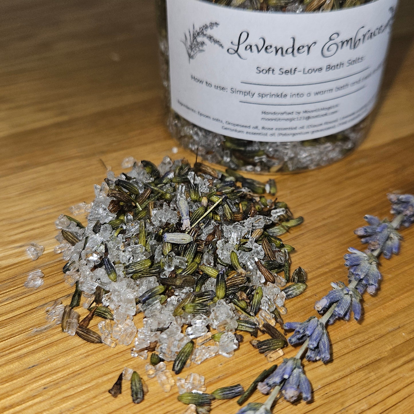 Witch’s Self-Love Bath Salts Set – 3 Ritual Soaks for Relaxation, Self-Care & Reawakening