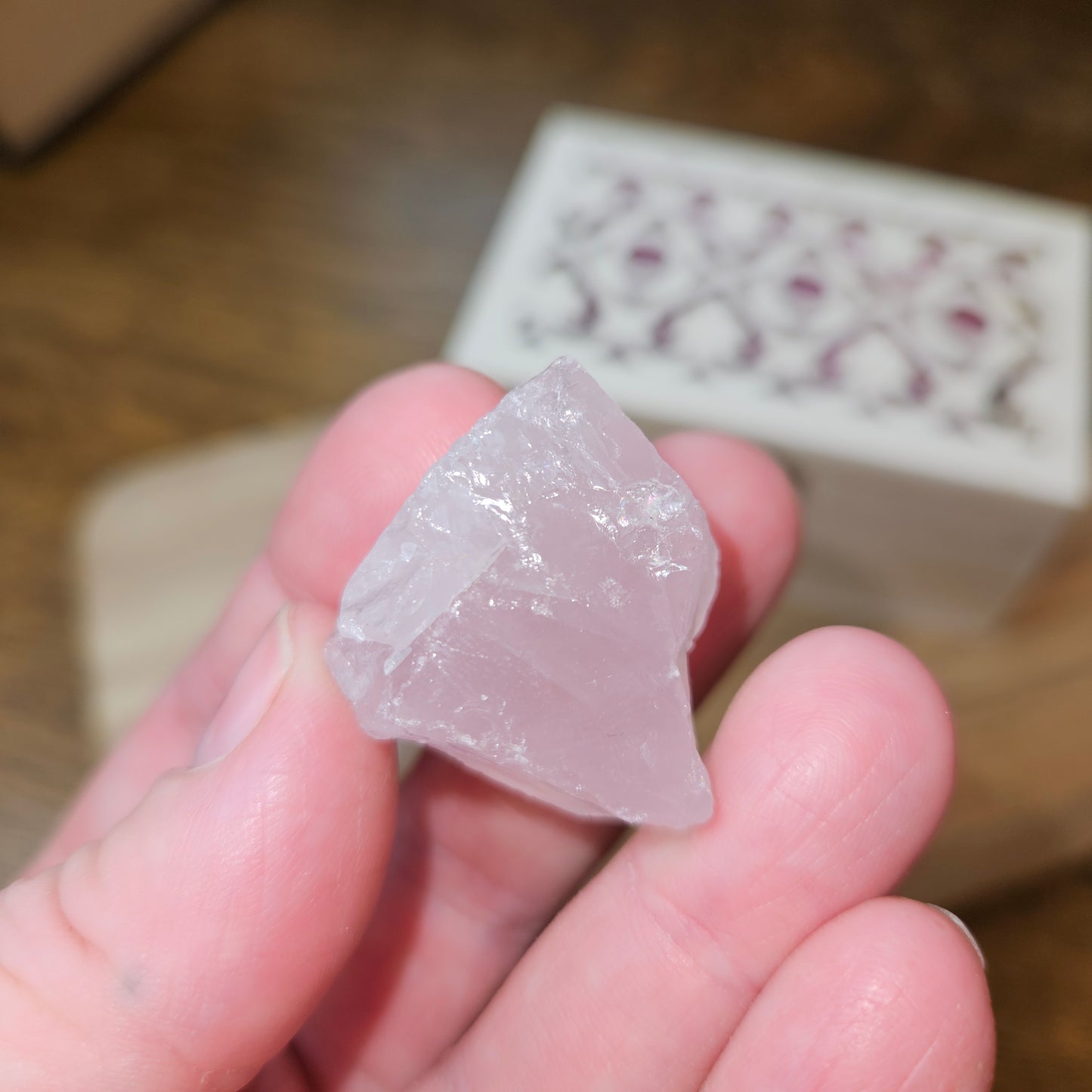 Raw Rose Quartz Crystal – Heart Healing & Self-Love Stone for Spiritual Growth
