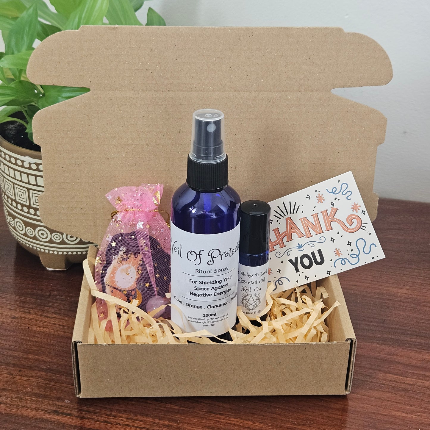 Witch Protection Duo | Ritual Spray & Roll-On Set for Energy Cleansing, Aura Shielding & Spiritual Balance