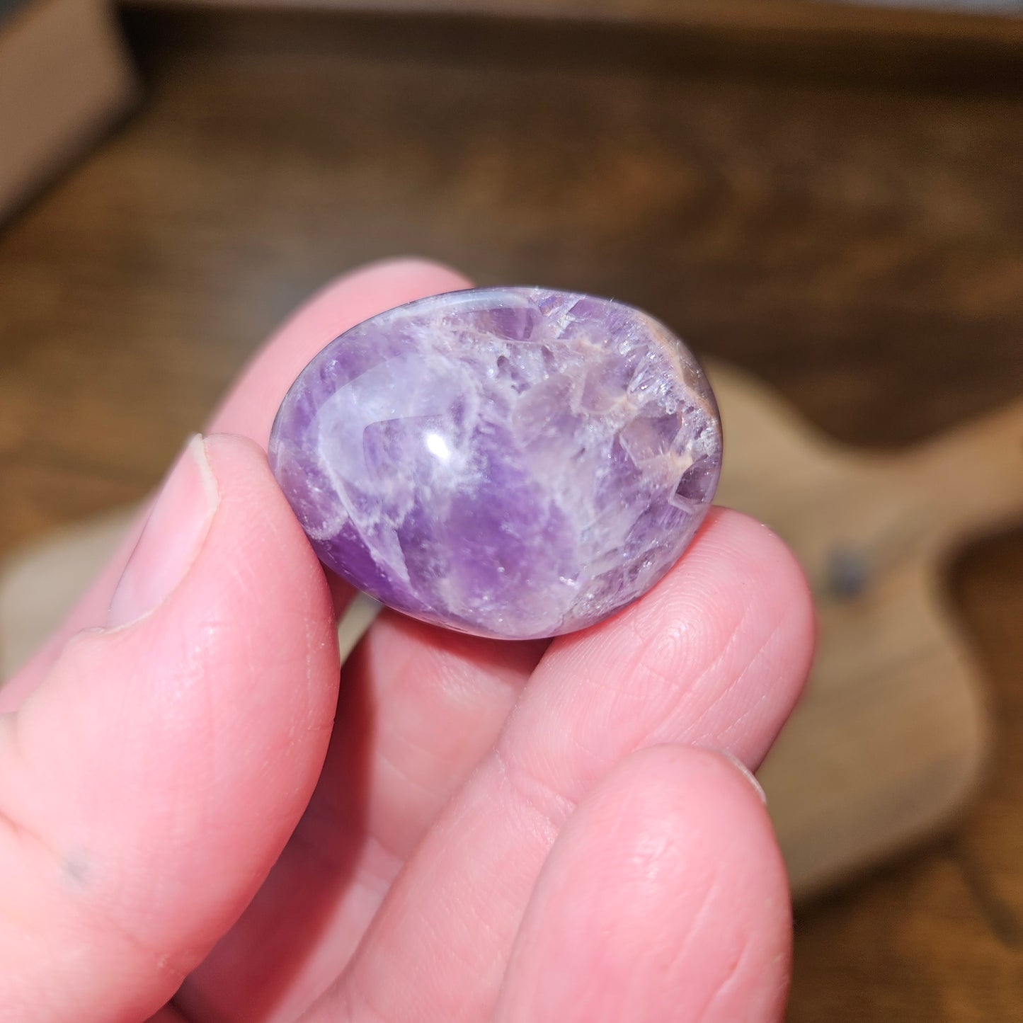 Amethyst Tumbled Stone – Witchcraft Crystal for Healing, Meditation & Third Eye Work