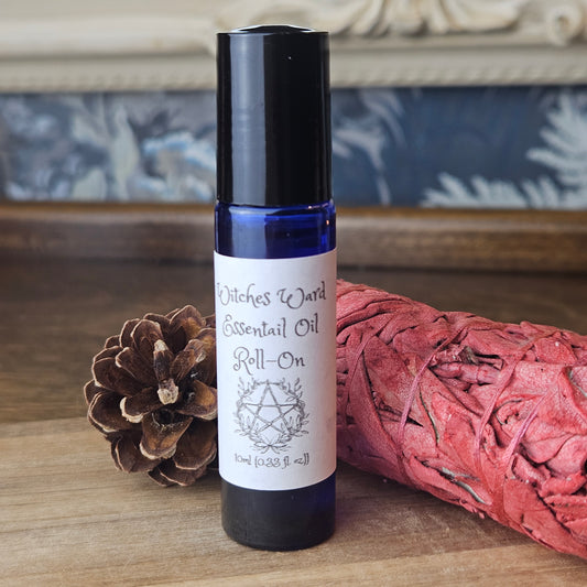 Witch’s Ward Protection Roll-On | Essential Oil Blend for Energy Clearing & Grounding