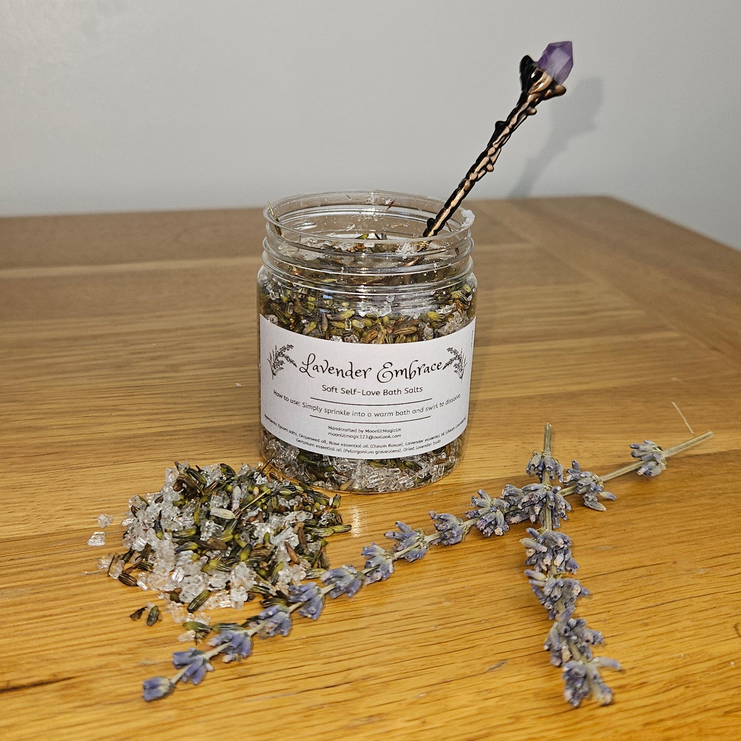 Witch’s Self-Love Bath Salts Set – 3 Ritual Soaks for Relaxation, Self-Care & Reawakening